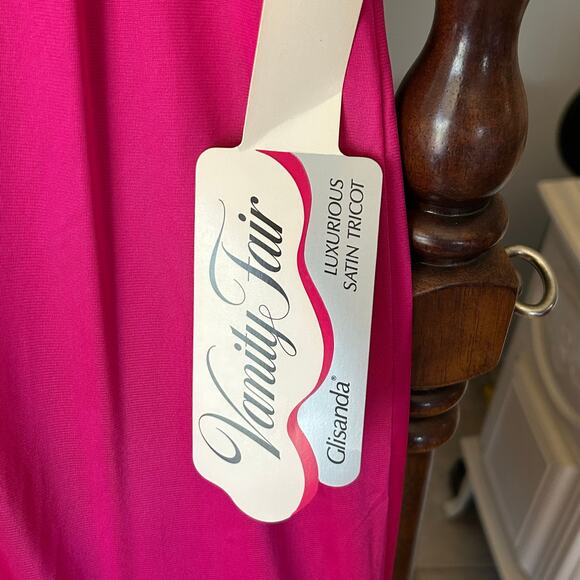 New Vanity Fair Size Small 2 Piece Peignoir Night Gown and Robe pink - Picture 11 of 14